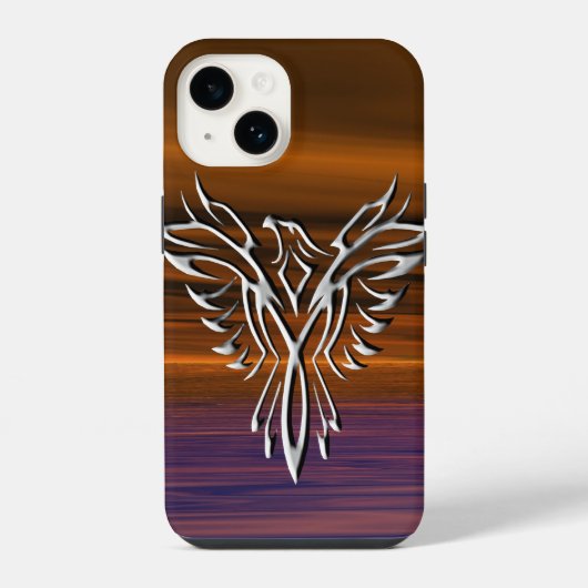 zilverarend iPhone hoesje (Achterkant)