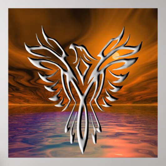 zilverarend poster (Voorkant)