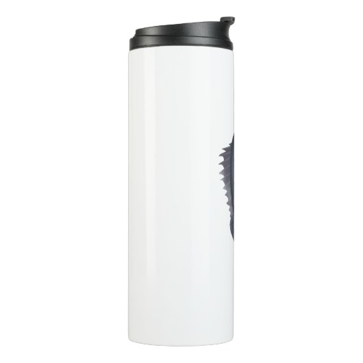 zilverbaars thermosbeker (Gedraaid links)