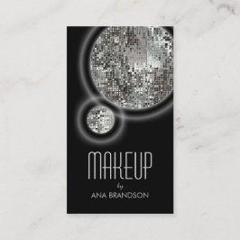 ZilverBall Black Damask Beauty-kaart Visitekaartje