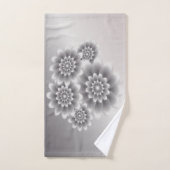 Zilverblaadjes bouquet bad handdoek (Handdoek)