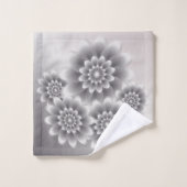 Zilverblaadjes bouquet bad handdoek (Wasdoekje)