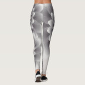 Zilverblaadjes bouquet leggings (Achterkant)