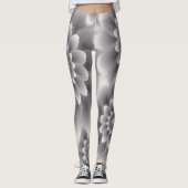 Zilverblaadjes bouquet leggings (Voorkant)