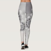Zilverblaadjes bouquet leggings (Achterkant)