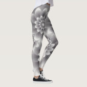 Zilverblaadjes bouquet leggings (Rechts)