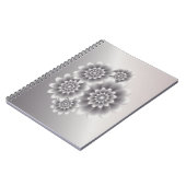 Zilverblaadjes bouquet notitieboek (Linkerzijde)