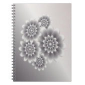 Zilverblaadjes bouquet notitieboek (Voorkant)