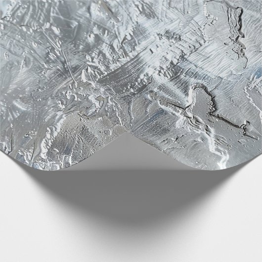 Zilverblauw Cadeaupapier (Hoek)