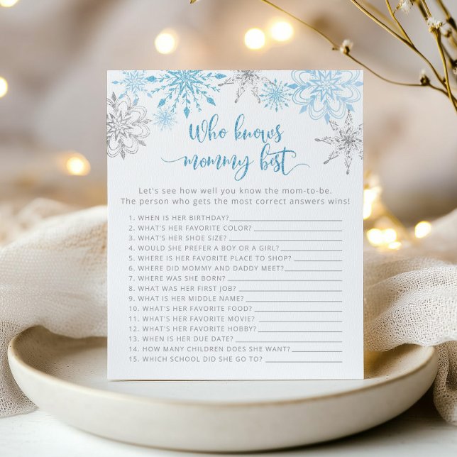 Zilverblauwe sneeuwlakken die het beste van mama k (Creator heeft geüpload)