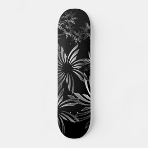 Zilverbloemen Skateboard