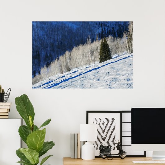 Zilverbomen Poster (Thuiskantoor)