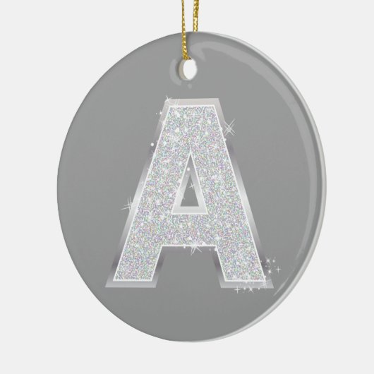 Zilverbrief A Keramisch Ornament (Links)