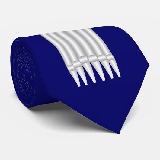 Zilverbuizen Stropdas (Opgerold)