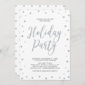 ZilverConfetti | Eenvoudige moderne feestdag Kaart (Voorkant / Achterkant)