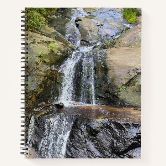 Zilverdal Waterval Sereniteit Notitieboek (Voorkant)