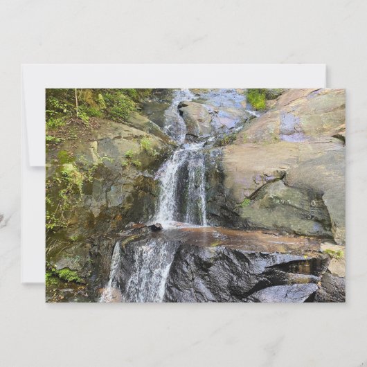 Zilverdalwaterval Sereniteit Notitiekaartje (Voorkant)