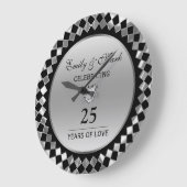 Zilverdiamanten en hartslag- 25e Jubileum Grote Klok (Hoek)