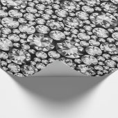 Zilverdiamantpatroon Cadeaupapier (Hoek)