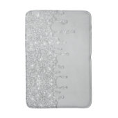Zilverdrukking Glitter Bath Mat (Voorkant Verticaal)