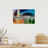 Zilverdruppels Poster (Keuken)