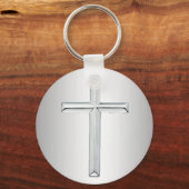 zilverdwarsdoorsnede sleutelhanger (Voorkant)