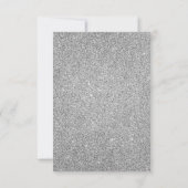 Zilveren 21e Verjaardagsfeestje Disco Ball - 70's  Kaart (Achterkant)