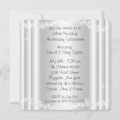 Zilveren 25e Jubileumfeest Kaart (Achterkant)