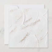 Zilveren 25e trouwdag Elegante glitter Kaart (Achterkant)