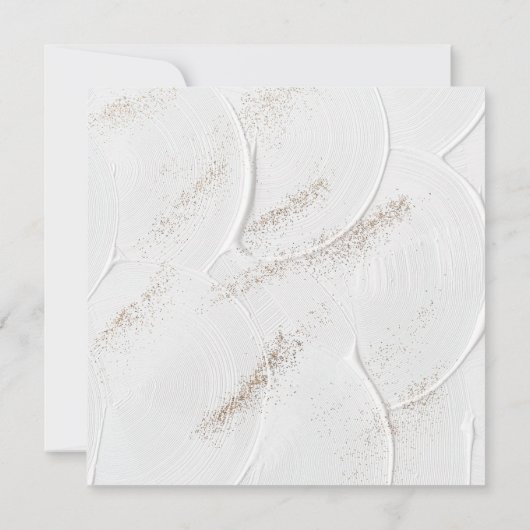 Zilveren 25e trouwdag Elegante glitter Kaart (Achterkant)