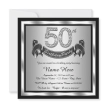 Zilveren 50ste verjaardagsfeestje