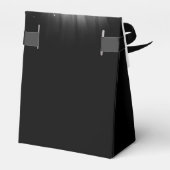 Zilveren 60e Verjaardagsfeestje 70's Disco Ball Bedankdoosjes (Achterkant)