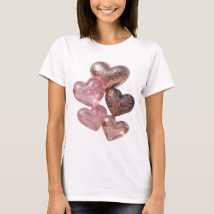 Zilveren ABSTRACTE KUNST Artistiek Motief T-shirt