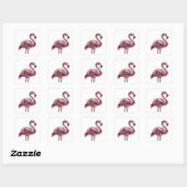 Zilveren Abstracte Kunst Cadeau Sticker (Vel)
