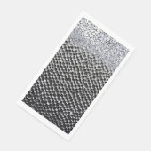 Zilveren AI-kunst Servet (Hoek)
