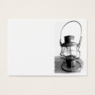 Zilveren Antiek Spoorlantaarn Visitekaartjes