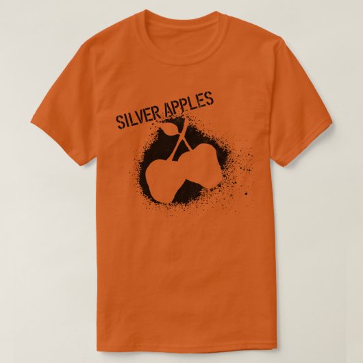 Zilveren appels 70s psychedelische bands die je no t-shirt (Design voorkant)
