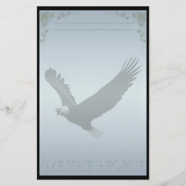 Zilveren Arend Persoonlijk Briefpapier