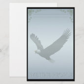 Zilveren Arend Persoonlijk Briefpapier (Voorkant / Achterkant)