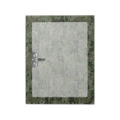 Zilveren Aries Dierenriem Symbool Groen Digitale C Notitieblok (Linkerzijde)