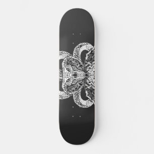 Zilveren Art Deco Cobra   Sierlijke Lijn Kunst Gra Persoonlijk Skateboard