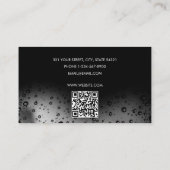 Zilveren Auto Wassen Automobiel Reiniging Auto Det Visitekaartje (Achterkant)