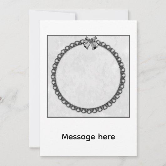 Zilveren Bellen Kaart (Voorkant)