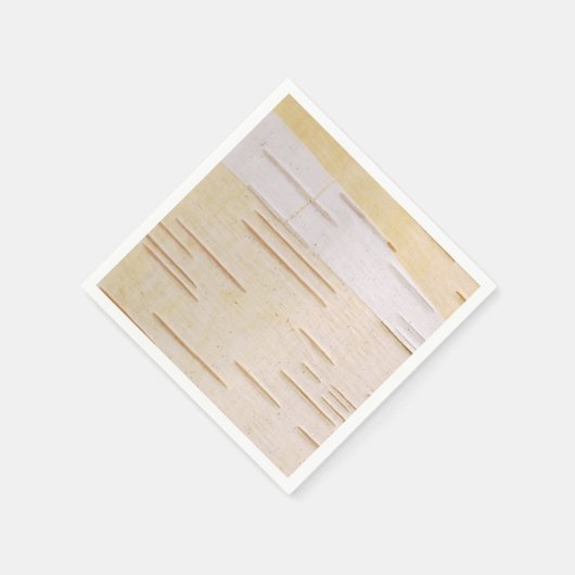 zilveren berkenbast servetten (Hoek)