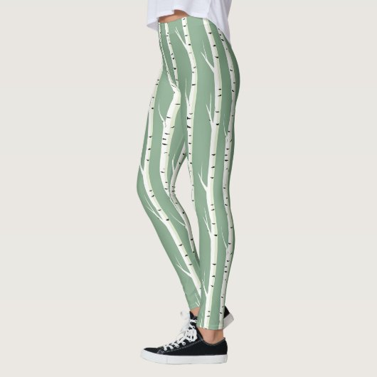 Zilveren berkenboom romp leggings (Links)