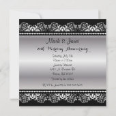 Zilveren Black Lace | Elke gelegenheid Kaart (Achterkant)