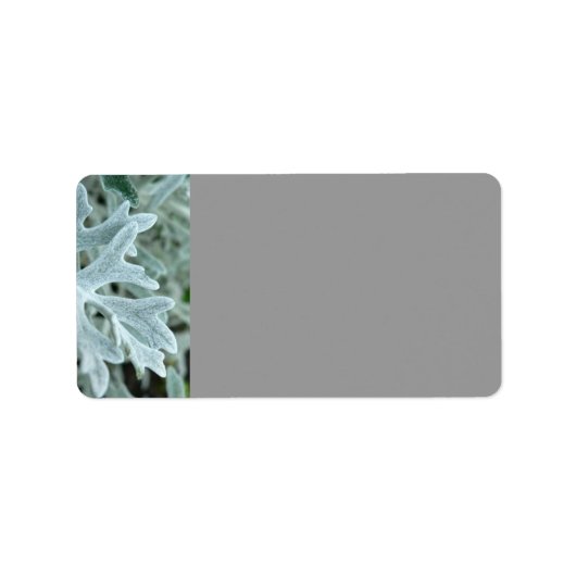 ZILVEREN BLAD ETIKET (Voorkant)