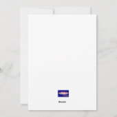 Zilveren Blad Tak Plat kaart (Achterkant)
