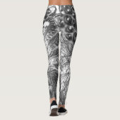 ZILVEREN BLADEREN LEGGINGS (Achterkant)