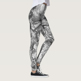 ZILVEREN BLADEREN LEGGINGS